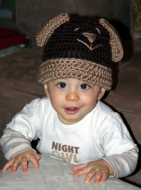 Another very cute hat by Auntie Kristin ~ November 7, 2006