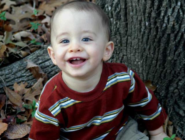 Big boy smile! ~ November 28, 2006