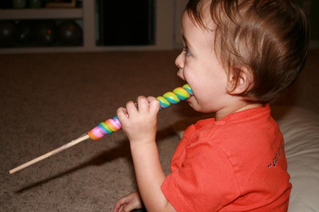 Thanks for the lollipop, Nana! ~ October 15, 2007