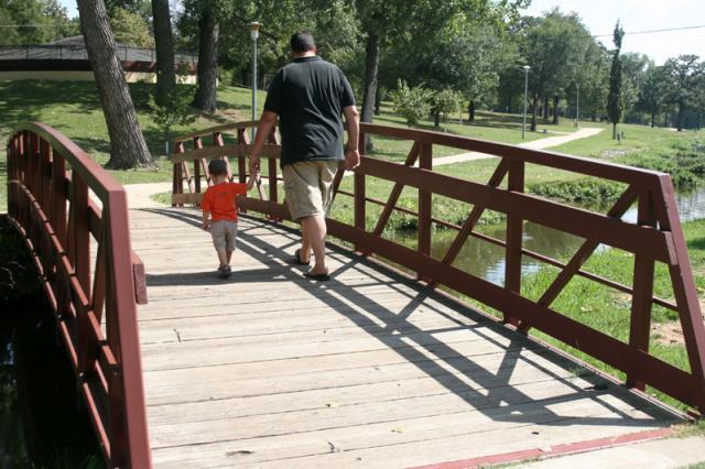 Boys on a bridge ~ September 1, 2007