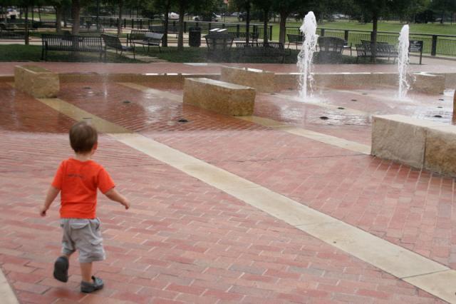 Look, fountains! ~ September 6, 2007