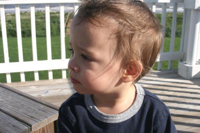 At peace on the porch ~ September 8, 2007