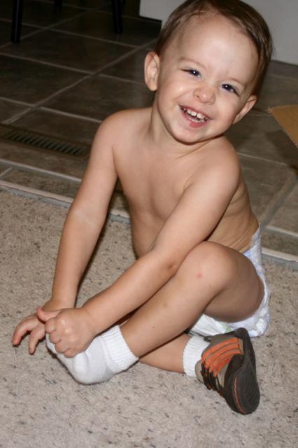 How he spends most mornings ~ September 21, 2007