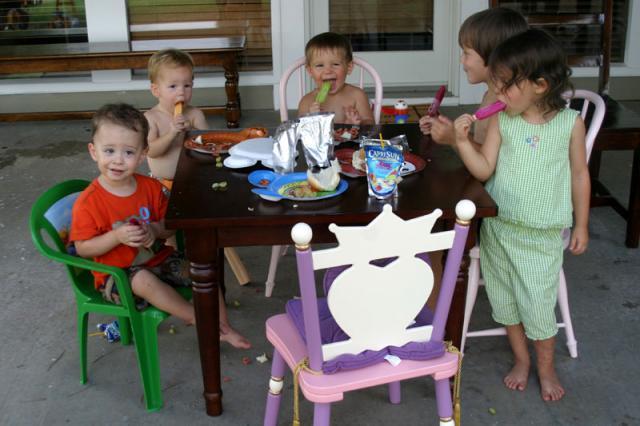 Popsicles! ~ August 1, 2007