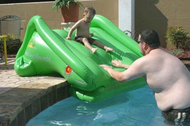 Nanna got a slide! ~ August 6, 2007