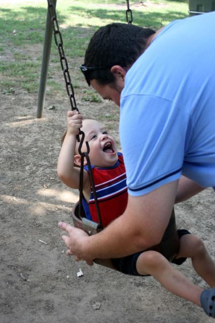 Higher, Daddy! ~ August 31, 2007