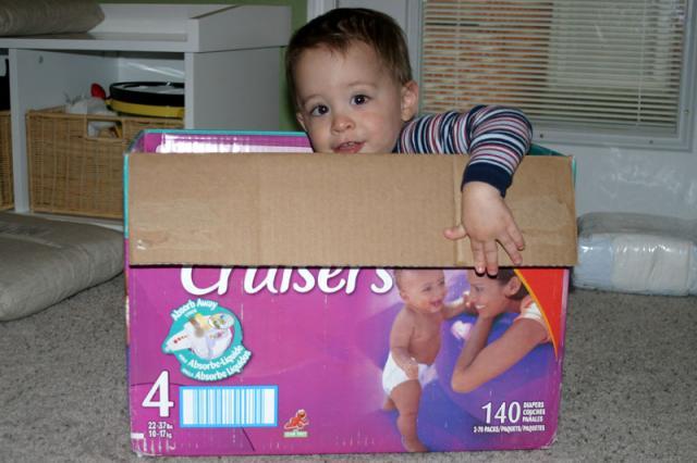 Baby in a box ~ July 5, 2007