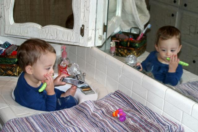 Best place to brush teeth ~ June 15, 2007