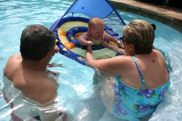 Coco & Papa found the baby, surprise, surprise! ~ July 4, 2008