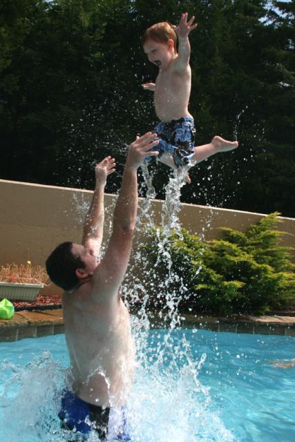 Toren can fly! ~ July 4, 2008