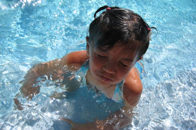 Little swimmer ~ July 5, 2008