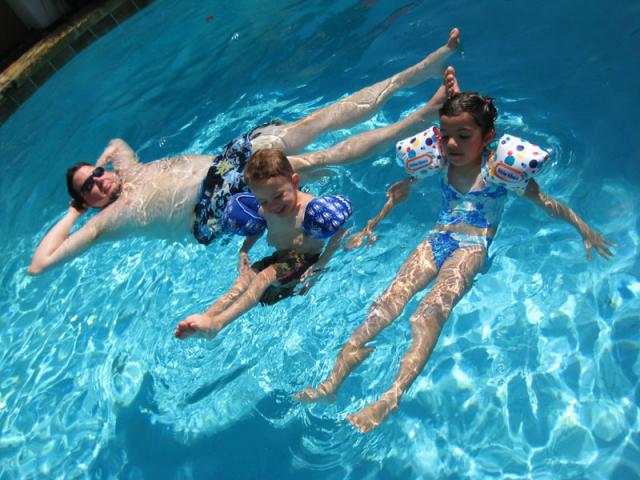 Floating lesson ~ July 5, 2008