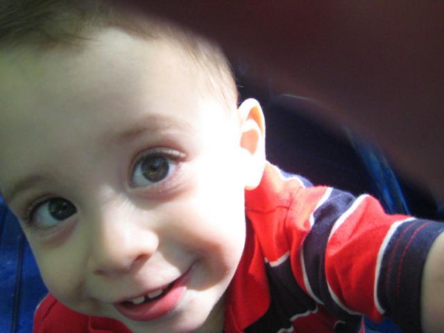 My turn with the camera now, Mom! ~ May 2, 2008