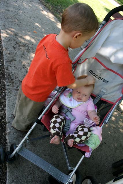 Maybe next year, you can come play with us, baby Elyn ~ May 16, 2008