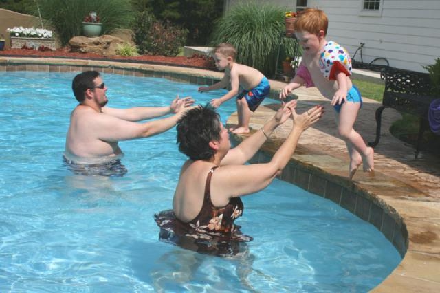 Can you tell which one is the fearless cousin? ~ May 25, 2008