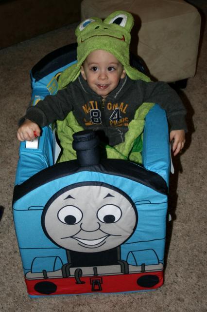 All aboard the Frog Man train! ~ December 28, 2007