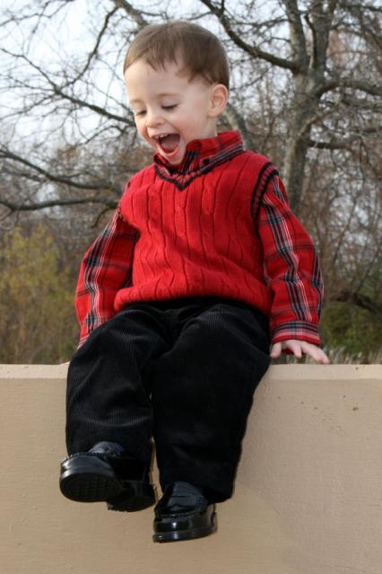 Tyler Dumpty sat on a wall... ~ December 6, 2007