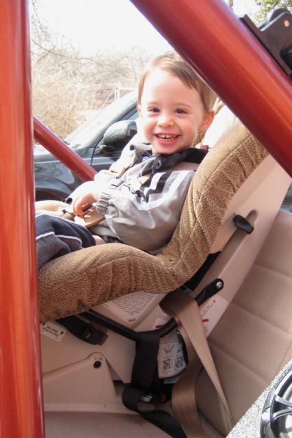 All set for a ride in the JEEP! ~ February 25, 2008