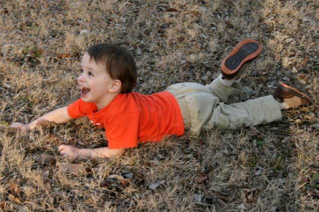 Our little nature boy ~ January 7, 2008