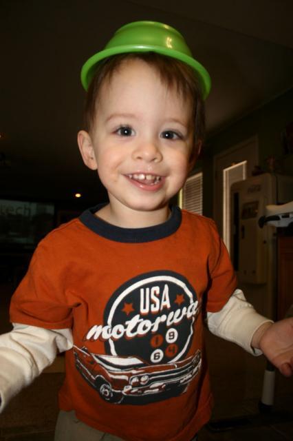 Bowls make great hats! ~ January 30, 2008