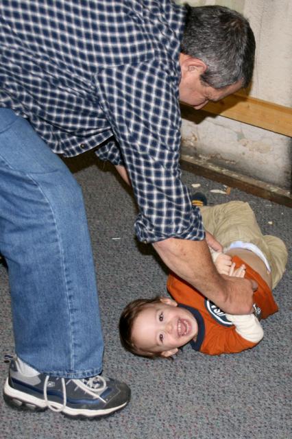 Tickle monster! ~ November 9, 2007