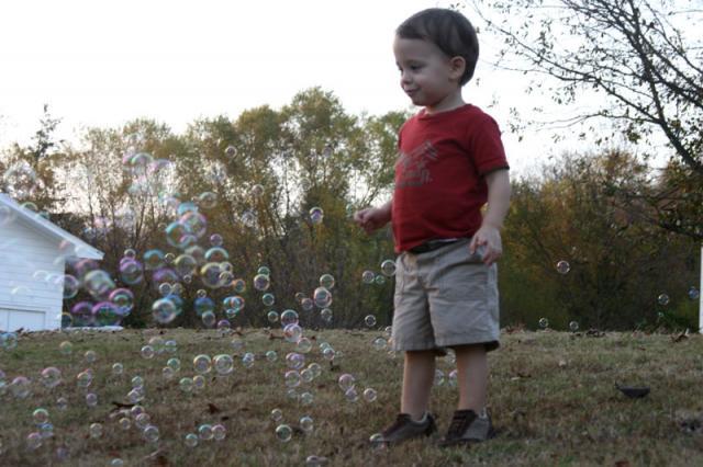 Bubble boy ~ November 19, 2007