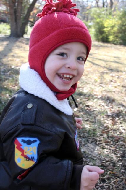 I love being outside! ~ November 23, 2007