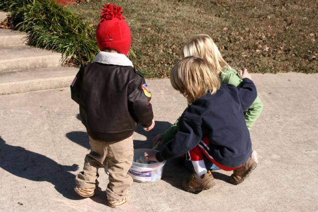 Can I borrow your blue? ~ November 23, 2007