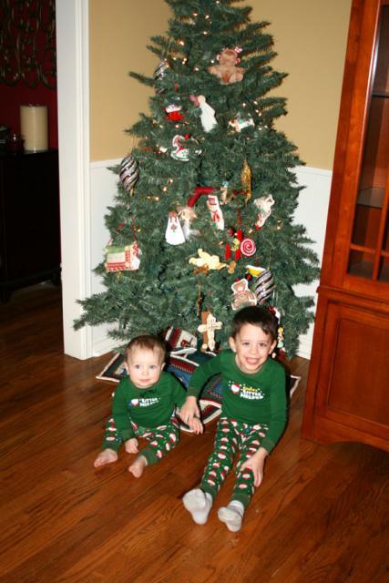 Matching Christmas PJs! ~ December 17, 2009