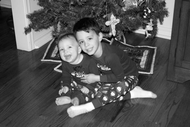 Brothers in black and white ~ December 17, 2009