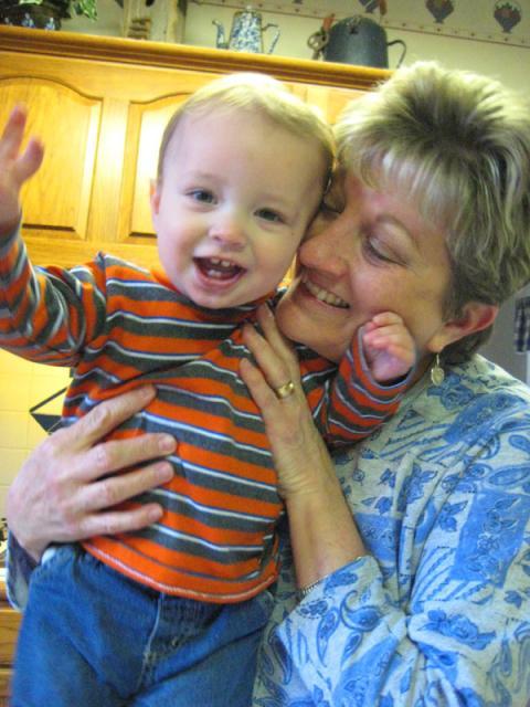 Coco and Ollie, being silly ~ February 13, 2010