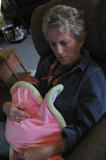 Bella and Di catch a nap ~ February 13, 2010