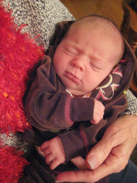 Bad dream, baby Bella? ~ February 13, 2010