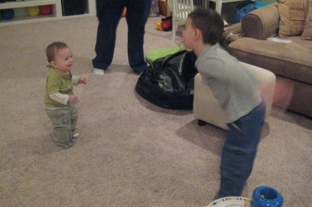 Come on, Oliver, you can do it! ~ January 7, 2010