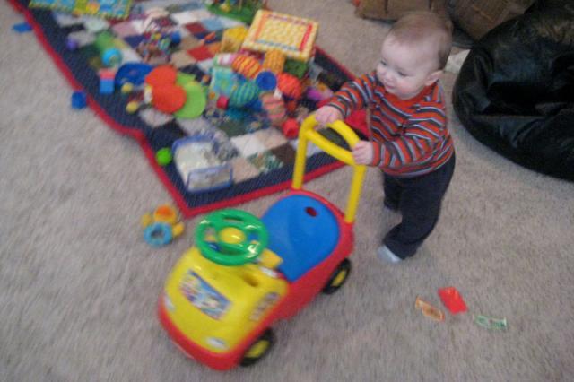 Walking boy ~ January 8, 2010