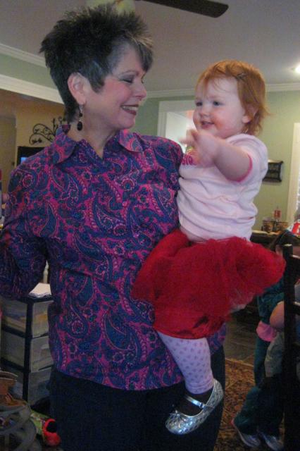 Nanna and the birthday girl