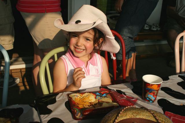 Gracie, the birthday cowgirl (5th birthday - May 8, 2009)
