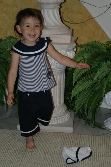 The budding supermodel!