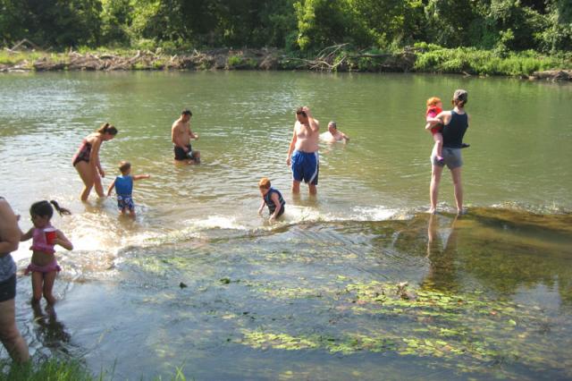 Fun in the river!