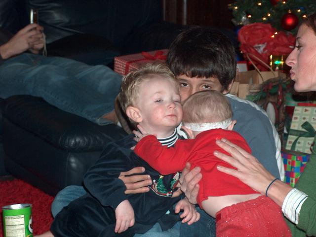 Awww, a kiss for Miss Emily!