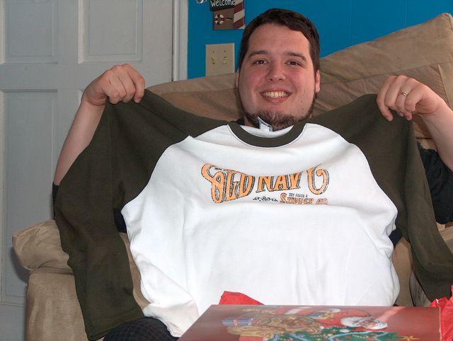 All right, an Old Navy thermal shirt!