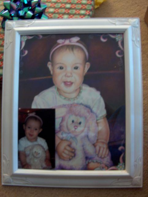 Gracie's caricature was much nicer!