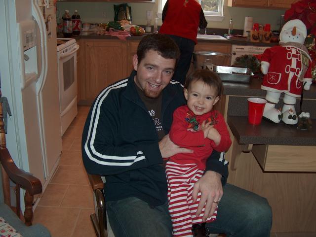Gracie and her hero, Uncle Kyle!