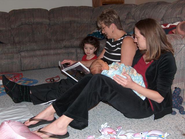 Our Christmas Eve tradition -- reading The Polar Express!