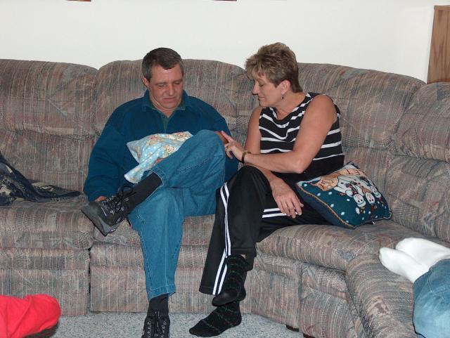 Gammy & Papa Joe getting their Ty time