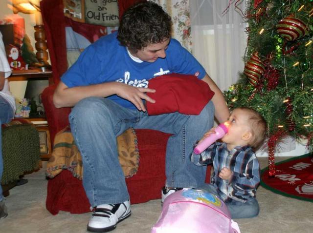 You can't have my flashlight, Daniel!