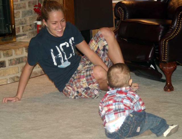 Hey, Michelle, your shorts almost match my shirt!