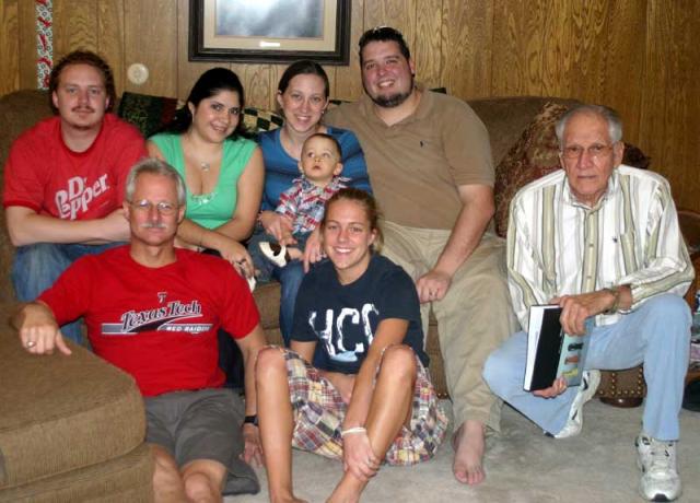 Palko family picture (minus Aunt Debbie, who was taking the picture)