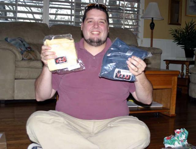 Version 1.0 and Version 2.0 shirts for Daddy & Tyler