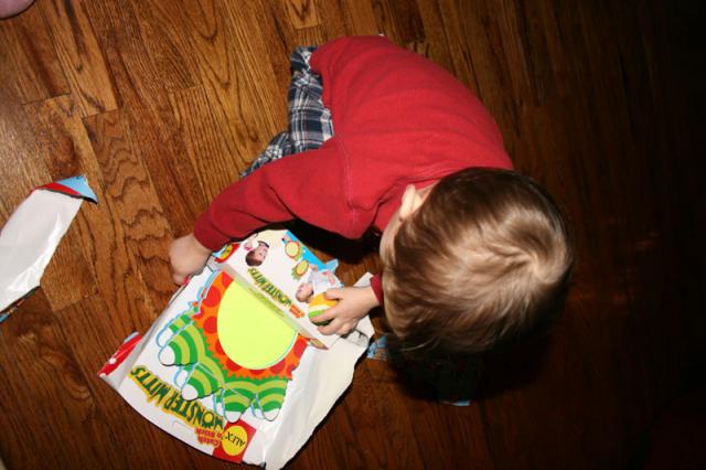 Monster Mitts! Let's play catch!